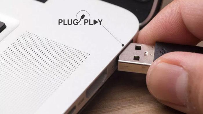 Kết nối USB Plug and Play đơn giản, nhanh chóng