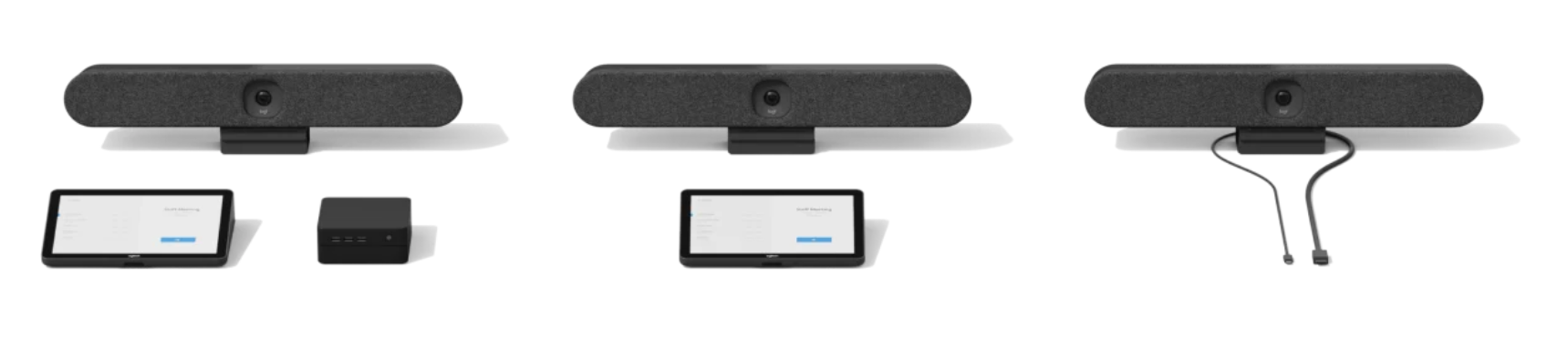 Thiết bị hội nghị Logitech Rally Bar Huddle 2023 3 cách triển khai thiết bị hội nghị rally bar huddle