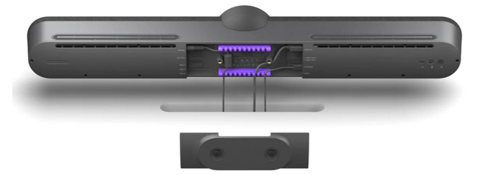 Webcam hội nghị Logitech Rally Bar Mini 2023 Dây cáp quản lý an toàn, gọn nhẹ