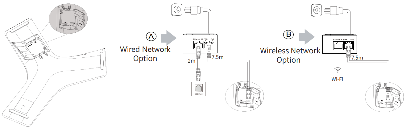 Bộ thiết bị hội nghị Yealink Hub Extra 2024 Kết nối Yealink CP965