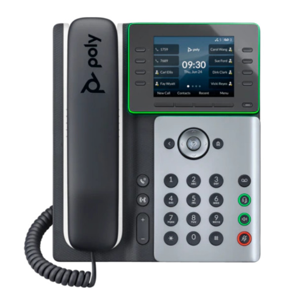 Poly Edge E350 IP Phone and PoE-enabled (82M89AA) 2025 Điện thoại IP Poly Edge E350 (82M89AA)