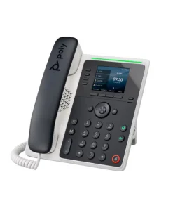 Poly Edge E220 IP Phone and PoE-enabled (82M87AA) điện thoại IP Phone Poly