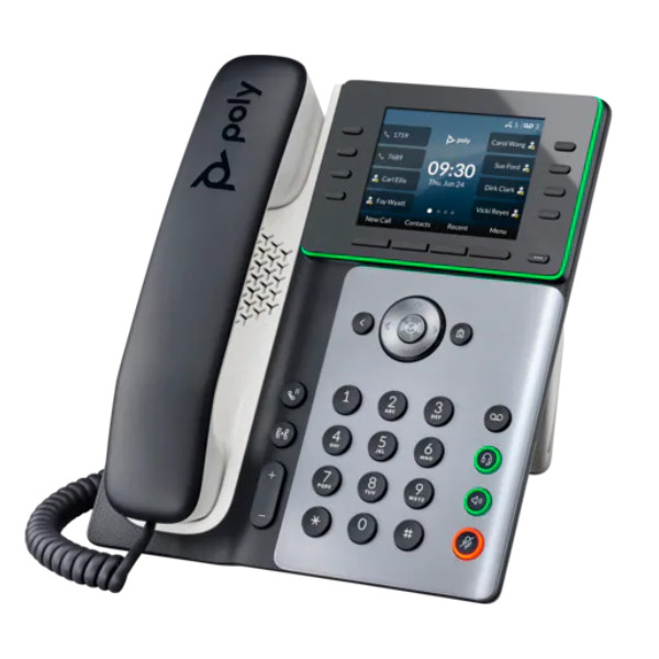 Poly Edge E320 IP Phone and PoE-enabled (82M88AA) 2025 Poly Edge E320 IP Phone and PoE-enabled (82M88AA) có kiểu dáng hiện đại, bắt mắt