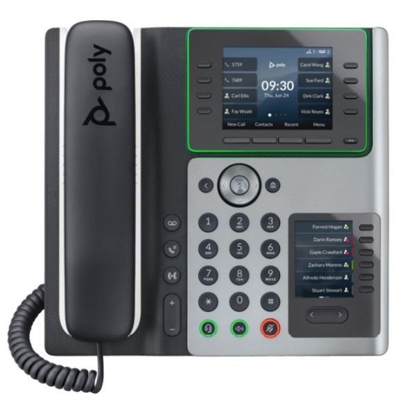 Poly Edge E450 điện thoại IP Phone hỗ trợ PoE (82M90AA) 2025 Poly Edge E450 (82M90AA)