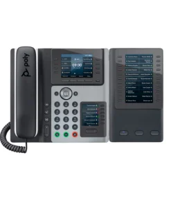 Poly Edge E450 điện thoại IP Phone hỗ trợ PoE (82M90AA)