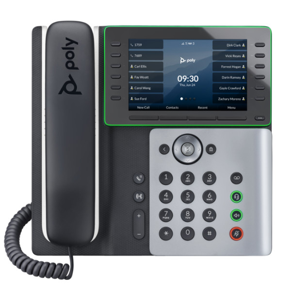 Poly Edge E550 IP Phone and PoE-enabled (82M91AA) 2025 Mặt trước Poly Edge E550 (82M91AA)