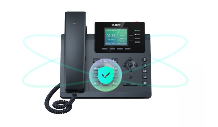 Yealink SIP-T31W- Điện thoại IP Wifi cho doanh nghiệp 2025 T31W được bảo vệ bằng giao thức bảo mật mới nhất, giúp cuộc trò chuyện của bạn an toàn hơn bao giờ hết