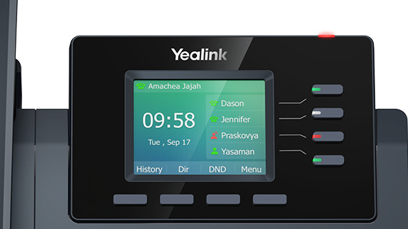 Yealink SIP-T34W (Hỗ trợ Wifi) - Điện thoại IP cho doanh nghiệp 2025 thiết kế thời thượng của yealink sip t34w