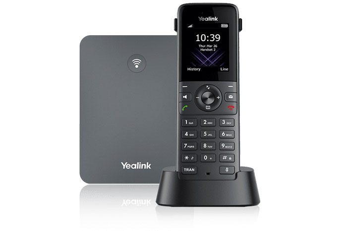Yealink W73H- Điện thoại IP không dây cho doanh nghiệp 2025 Yealink W73H là điện thoại IP cầm tay không dây hiện đại thế hệ mới của thương hiệu nổi tiếng Yealink